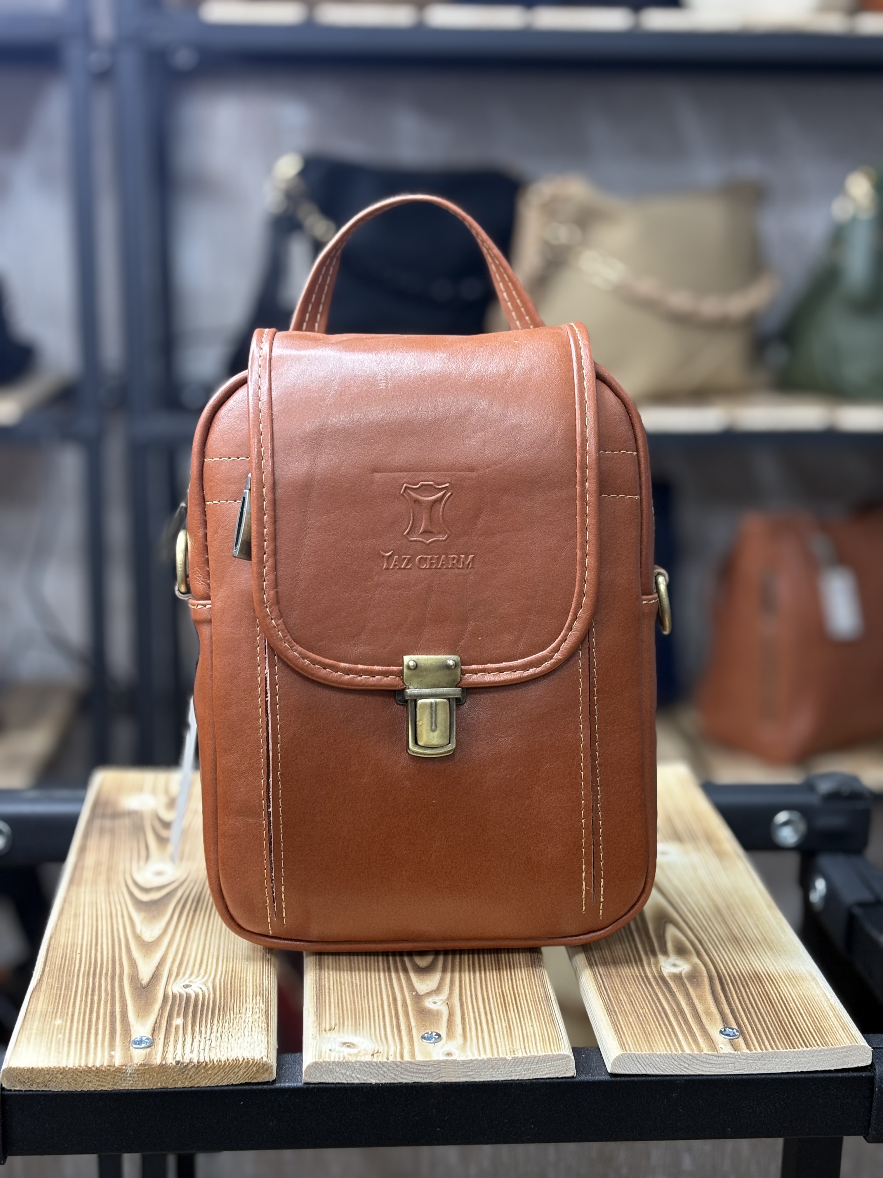 کیف مردانه چرم صنعتی متوسط