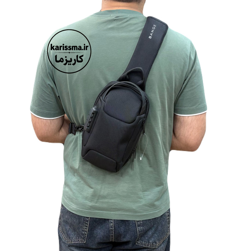 بادی بگ اسپرت سایز متوسط برزنتی بنج(BANGE)از نمای پشت