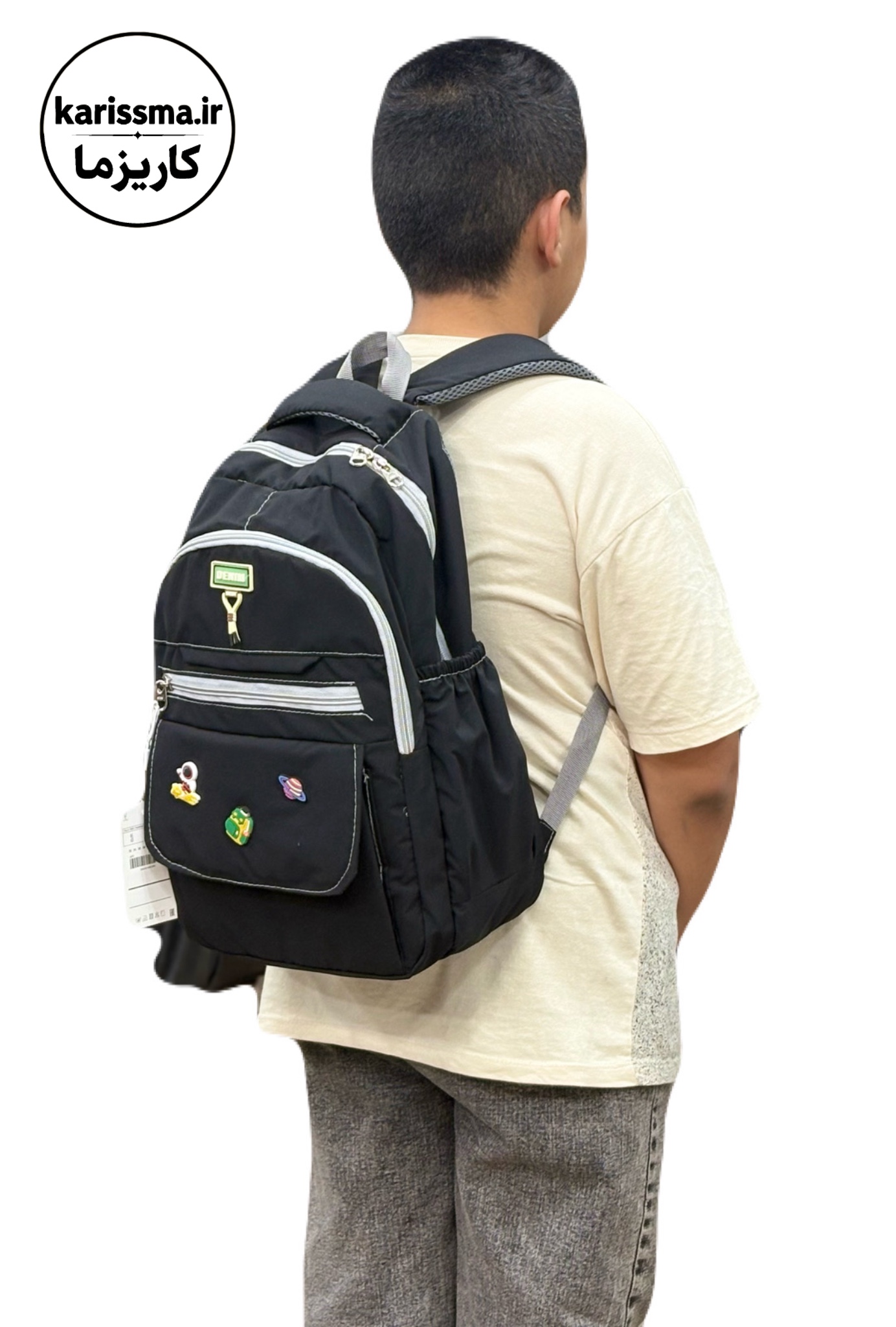 کوله پشتی کتان استیکردار