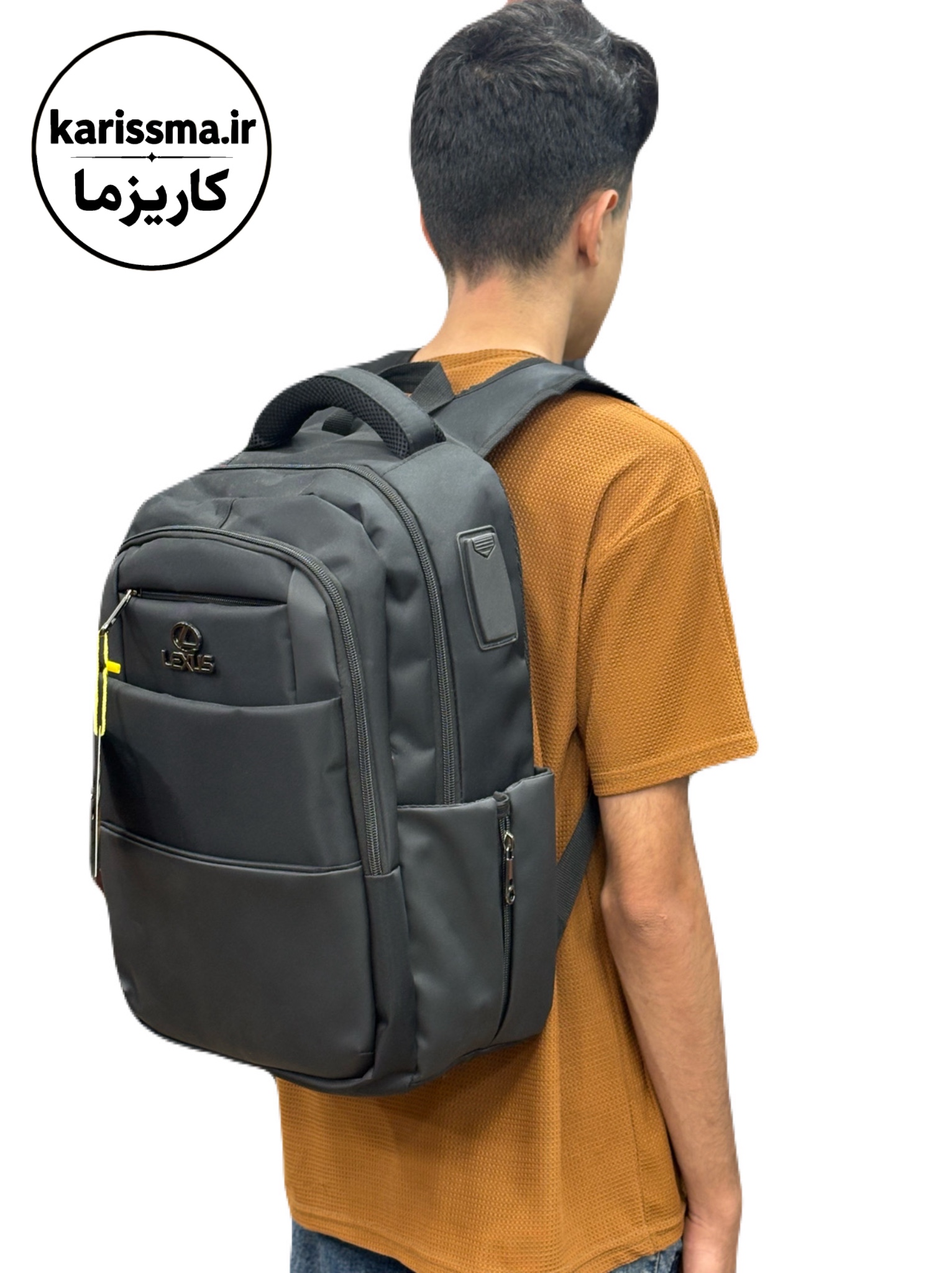 کوله پشتی برزنتی لکسوز ۰۲